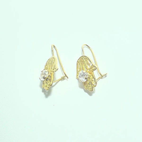 Boucles d'oreilles or 18 carats 1,07 gr