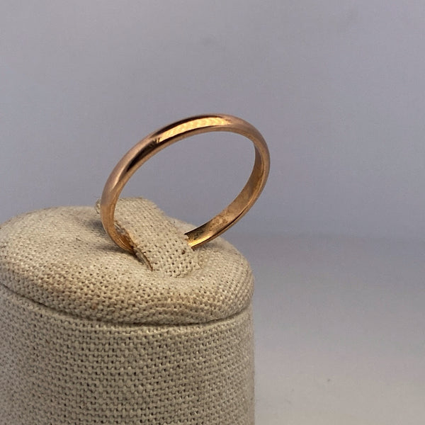 Bague alliance classique or jaune 2,6 g