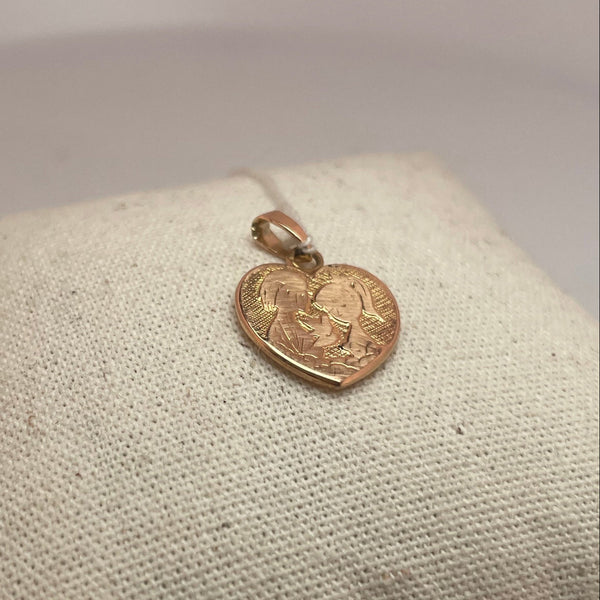 Pendentif cœur or jaune 1,36 g