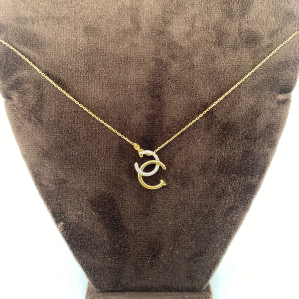 Collier avec pendentif or jaune 3,23 g
