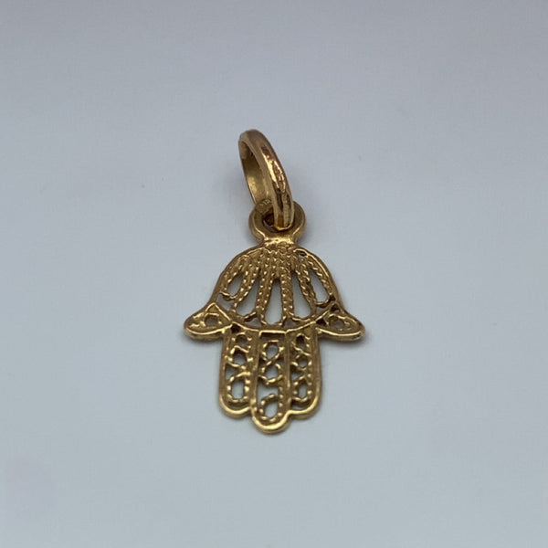 Pendentif main de Fatma or jaune 0,59 g