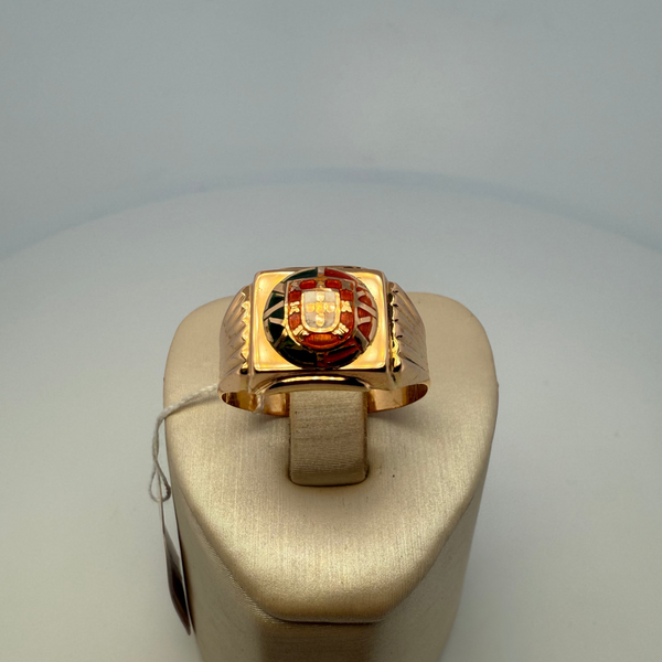 Bague chevalière or jaune 2,9 g