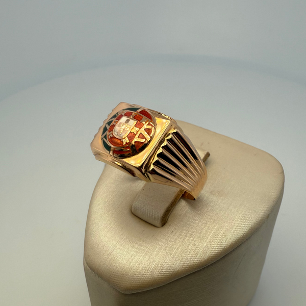 Bague chevalière or jaune 2,9 g