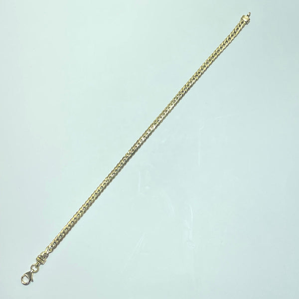 Bracelet maille torsadée or jaune 3,77 g