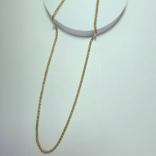 Collier maille palmier or jaune 7,47 g