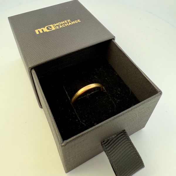 Bague lisse or jaune 1,64 g