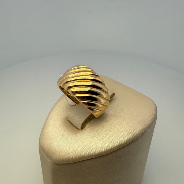 Bague bombée or jaune 6,41 g