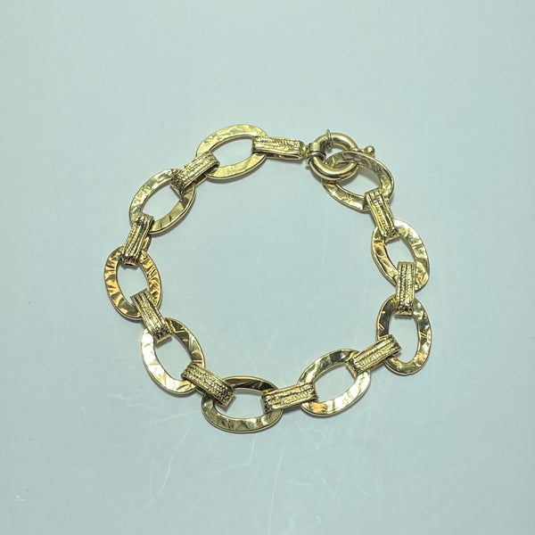 Bracelet avec grosse maille or jaune 5,71 g