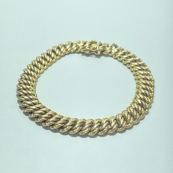 Bracelet maille torsadée or jaune 12,16 g
