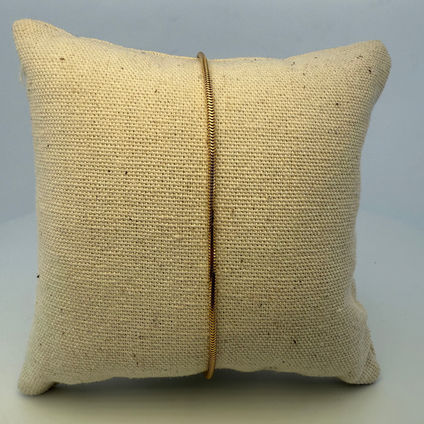 Bracelet maille serpent or jaune 2,43 g