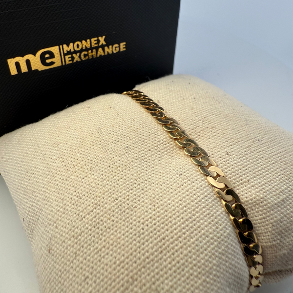 Bracelet maille anglaise or jaune 5,94 g