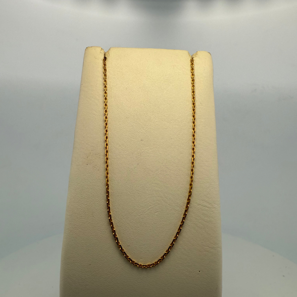 Chaîne martelée or jaune 4,05 g