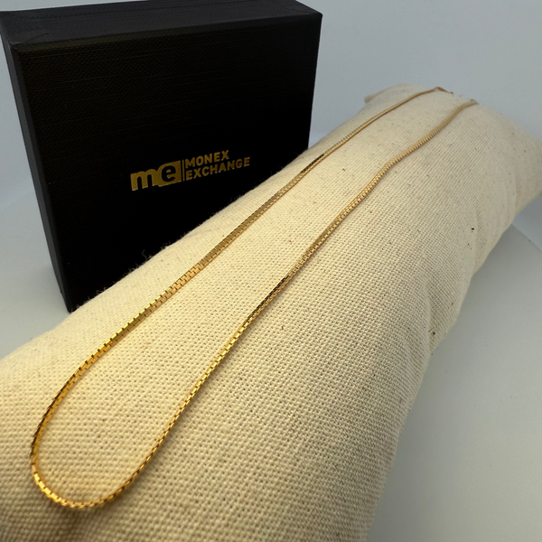 Collier fin classique or jaune 4,05 g