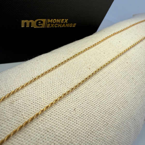 Chaîne classique or jaune 3,32 g