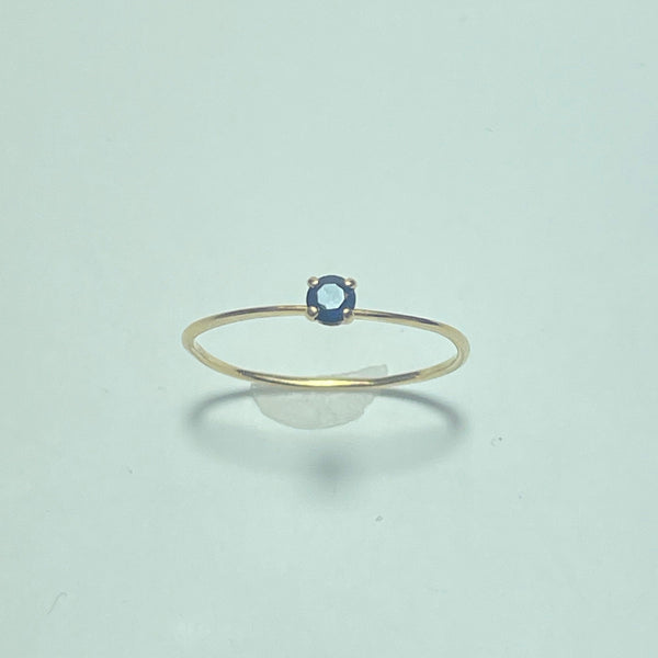 Bague saphir or jaune 0,69 g