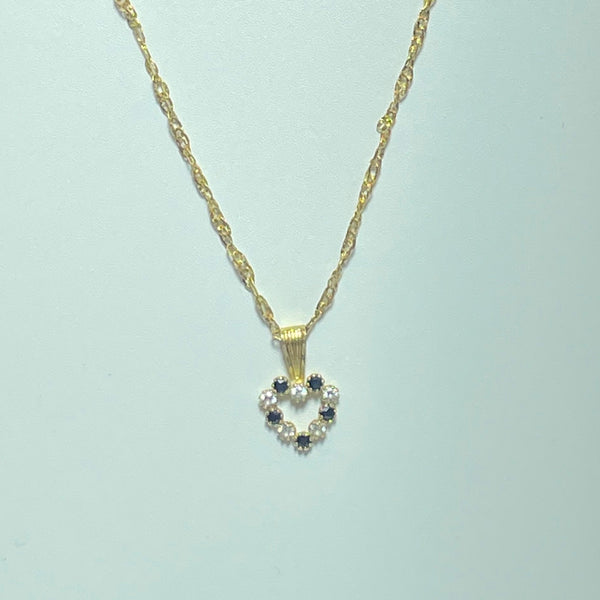 Pendentif cœur or jaune 0,28 g