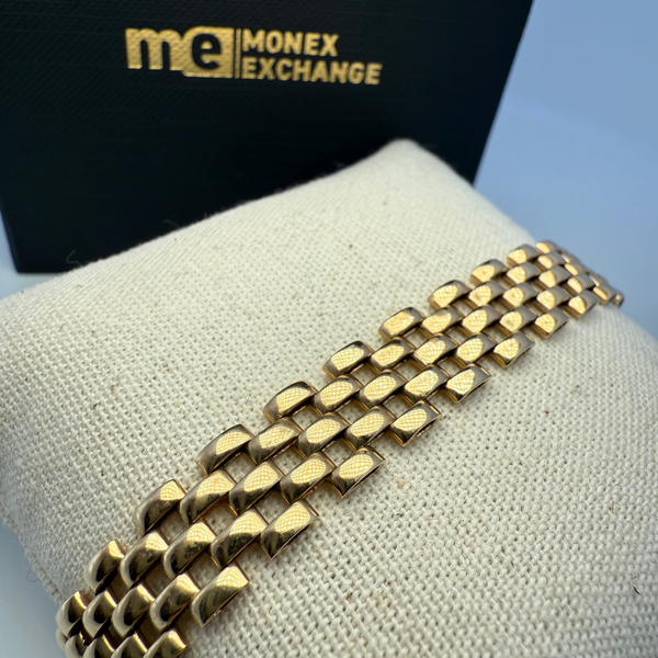 Bracelet à 5 rangées or jaune 17,86 g