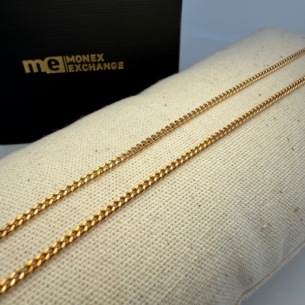 Collier chaîne fine or jaune 9,2 g