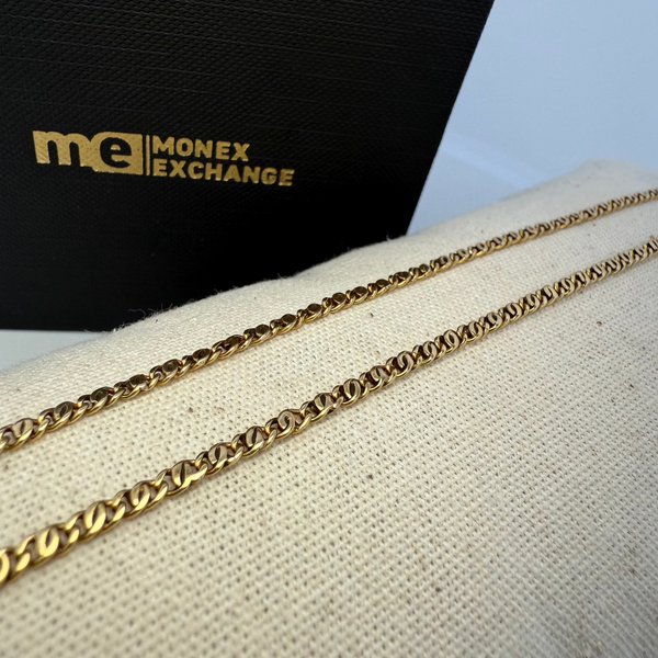 Collier maille classique or jaune 9,13 g