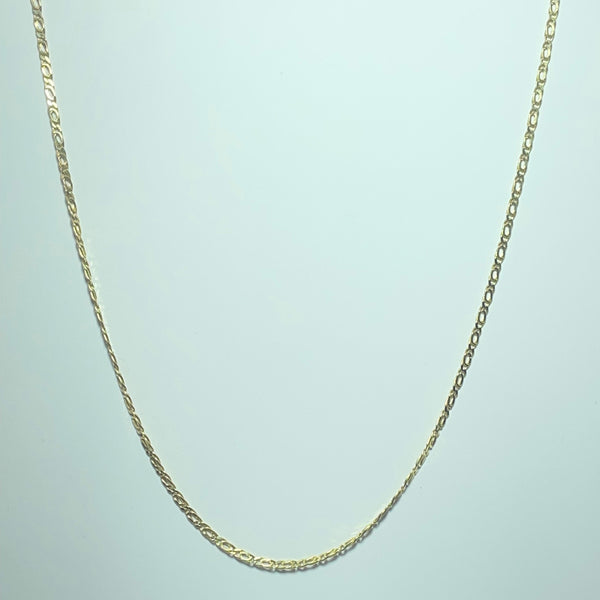 Chaîne maille gourmette or jaune 14K 3,08 g