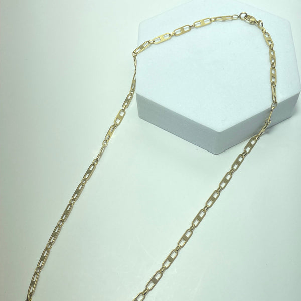 Collier ajouré or jaune 18K 9,1 g