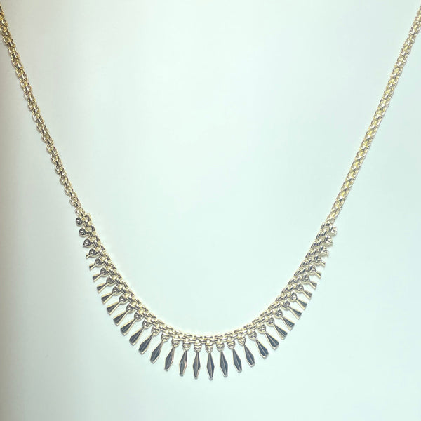 Collier à pampilles or jaune 9K 10,31 g