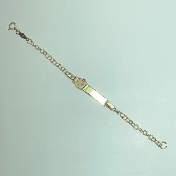 Bracelet Hello Kitty d'or jaune 18K 1,4 g