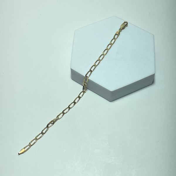 Bracelet maille gourmette or jaune 18 carats 5,58 g