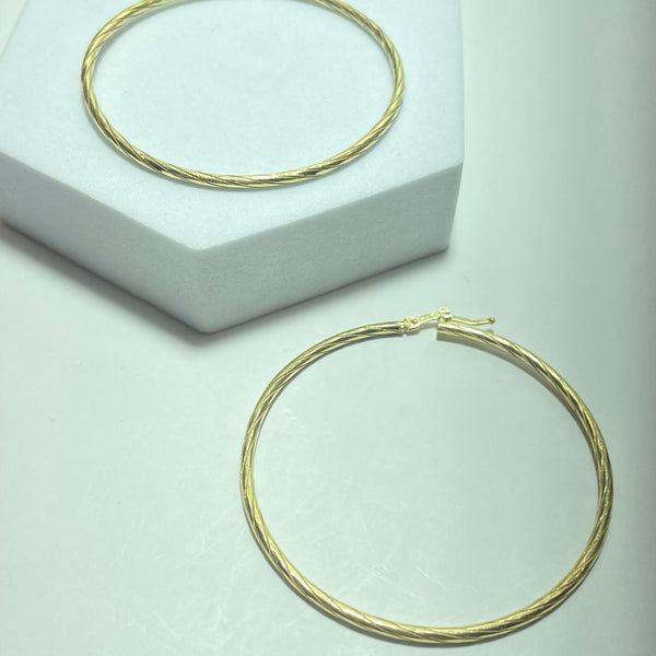 Boucles d'oreilles Grande créoles 8.64g