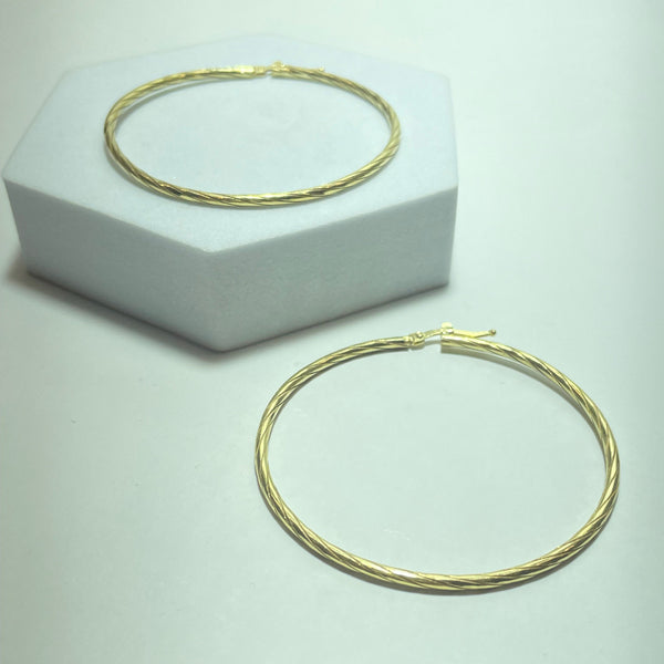 Boucles d'oreilles Grande créoles 8.64g