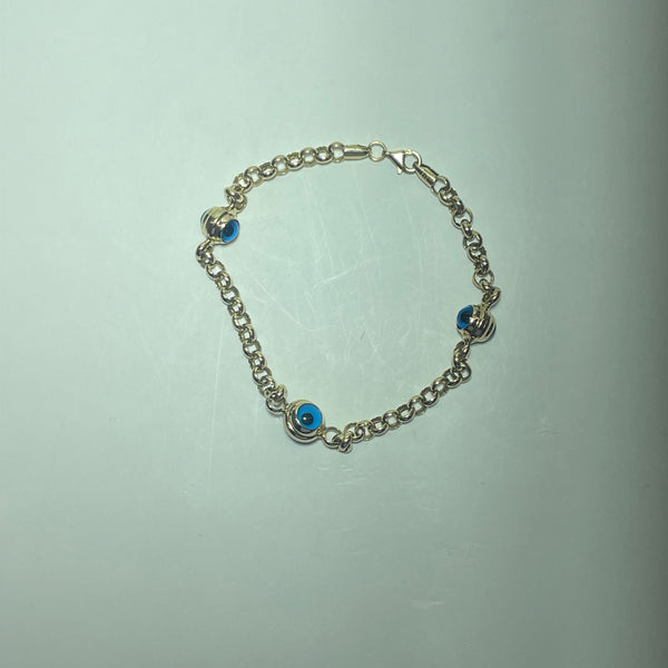 Bracelet oeil bleu protection 6,73 g