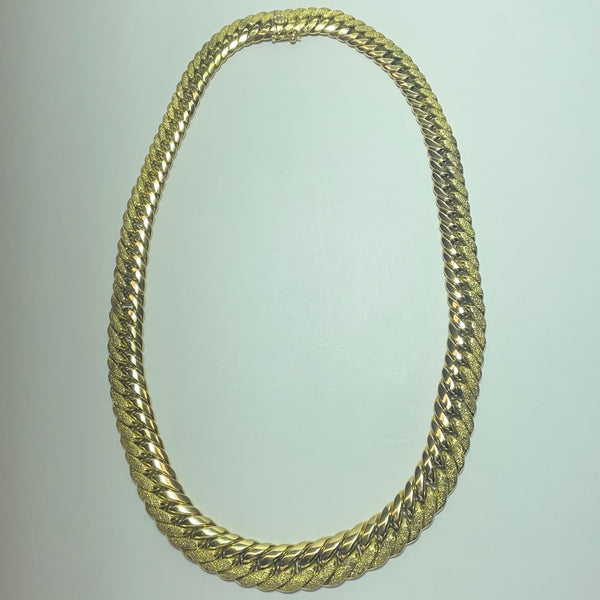 Collier maille anglaise Or 18 carats 47.19 g