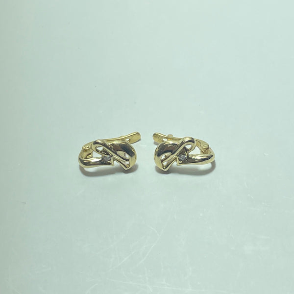 Boucle d'oreilles Or 14 carats 2.89 g
