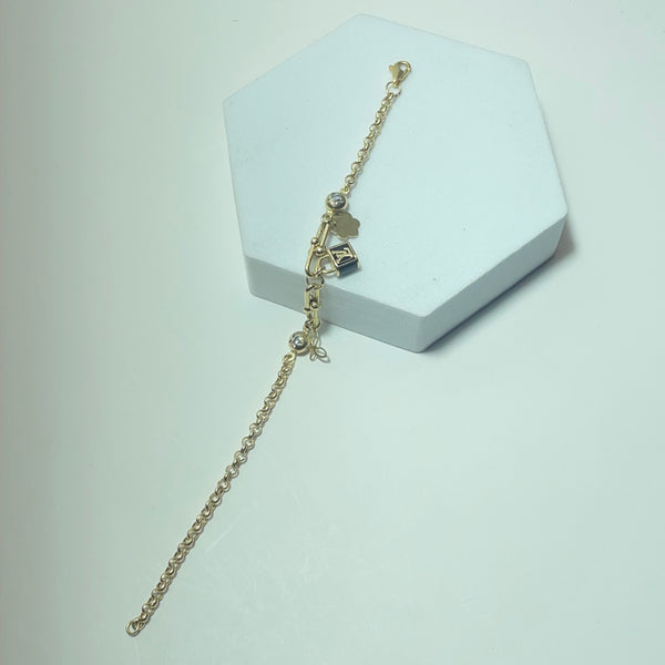 Bracelet Or 14 carats 4.55g