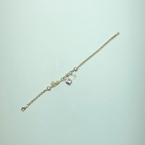 Bracelet Or 14 carats 4.55g