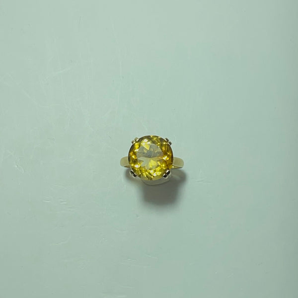 Bague Citrine Or 18 carats 5.76g