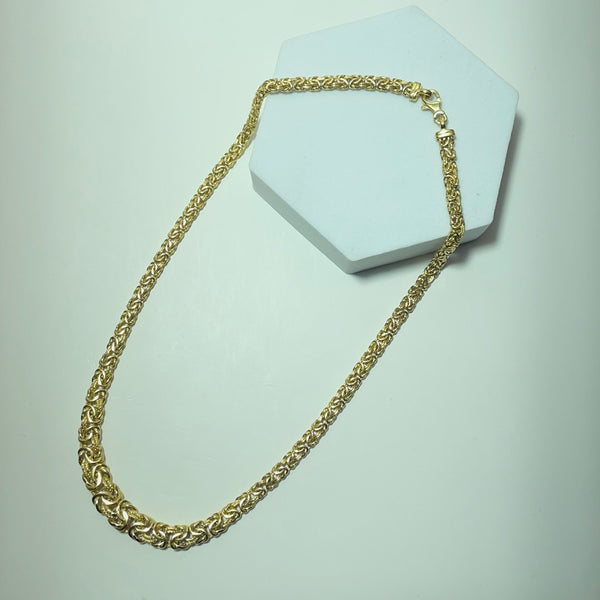 Collier mailles Byzantines Or 18 carats 16.55 g
