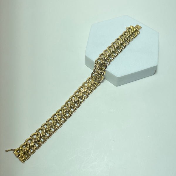 Bracelet Maille americaine Or 18 carats 32.63 g