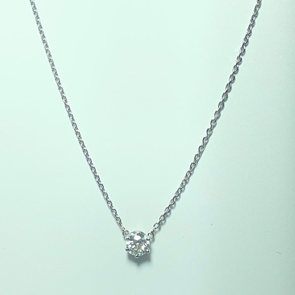 Chaine Or blanc 18 carats avec un diamant 3.75 g