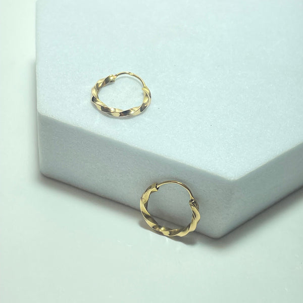 Boucles d'oreilles Or 18 carats 0.83 g