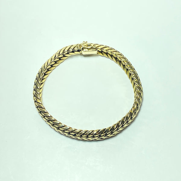 Bracelet maille americaine or 18 carats 19,63 g