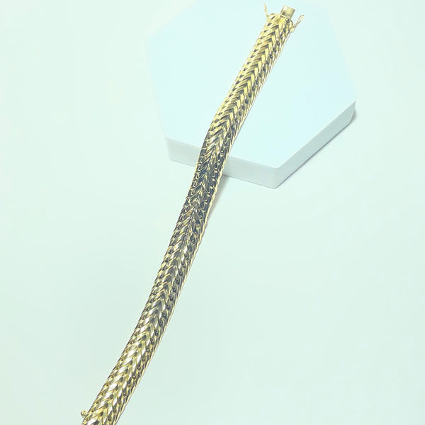 Bracelet maille americaine or 18 carats 19,63 g