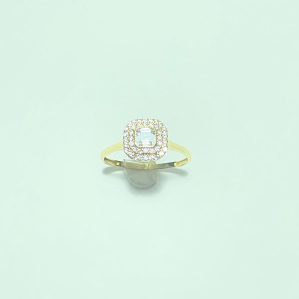 Bague Or 18 carats 1.91 g