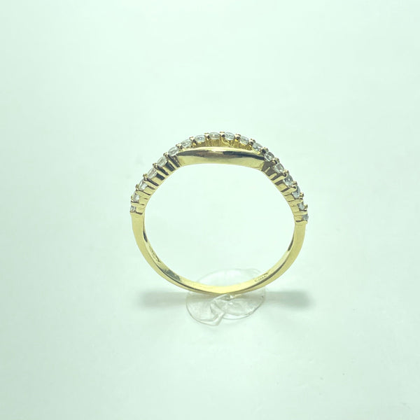 Bague en Or 18 Carats avec Pierres 1,79 g