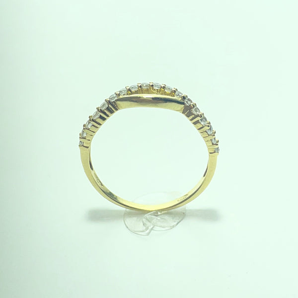 Bague en Or 18 Carats avec Pierres 1,79 g