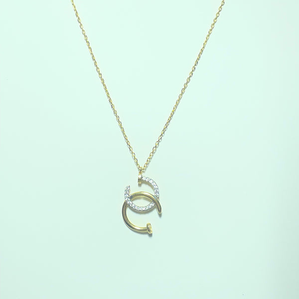 Collier avec pendentif or jaune 3,23 g