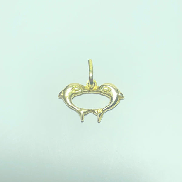 Pendentif Dauphins en Or 18 Carats – 1,48 g