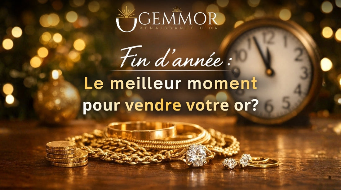 Fin d’année : le meilleur moment pour vendre votre or ?