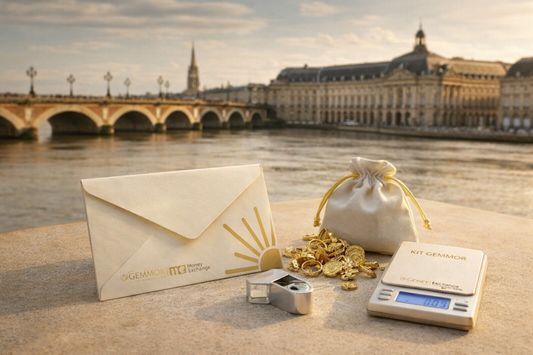 Vendre son Or à Bordeaux sans se déplacer : Découvrez la sécurité Gemmor (par Monex)