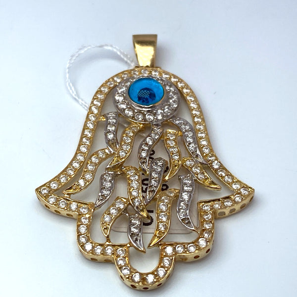 Pendentif main de Fatma or jaune 9,77 g
